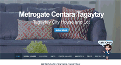 Desktop Screenshot of metrogatecentaratagaytay.com